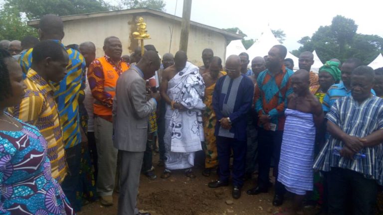 Ho Central MP Cuts Sod for Ultra-Modern Classroom Block at Tanyigbe