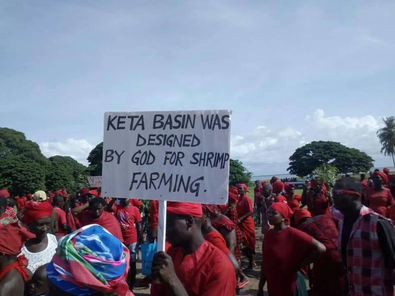 Group Protest Oil Exploration in Keta Basin