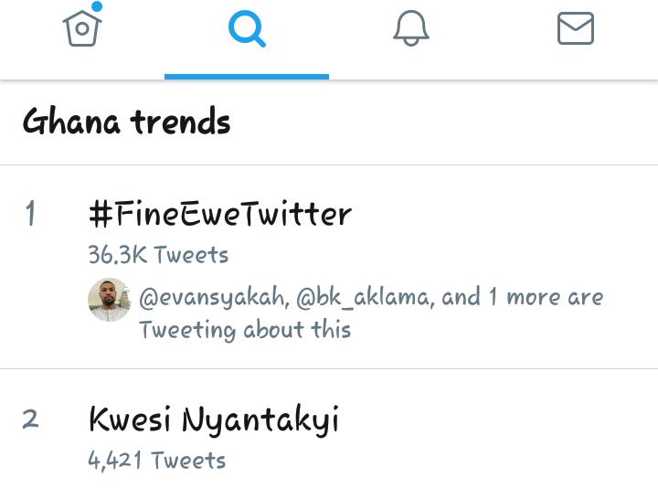 #FineEweTwitter Takes over Ghana Twitter Trends