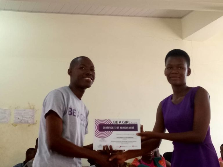 Avance Media Awards Female Students in Nkwanta South Municipality