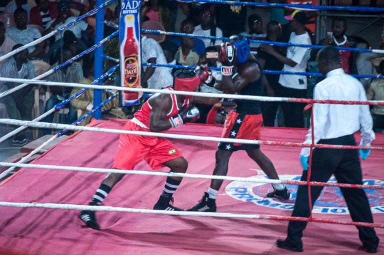 Volta Boxing Fed. Outdoors Ring with a Bout in Ziope