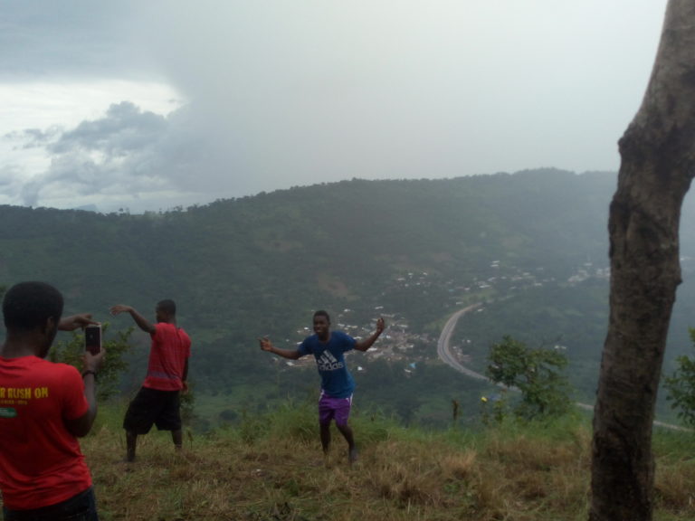 Patrons in Awe of Undiscovered Mt. Peki Adzokoe