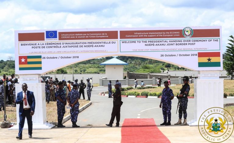 Ghana, Togo Commission Joint Border at   Noepe-Akanu