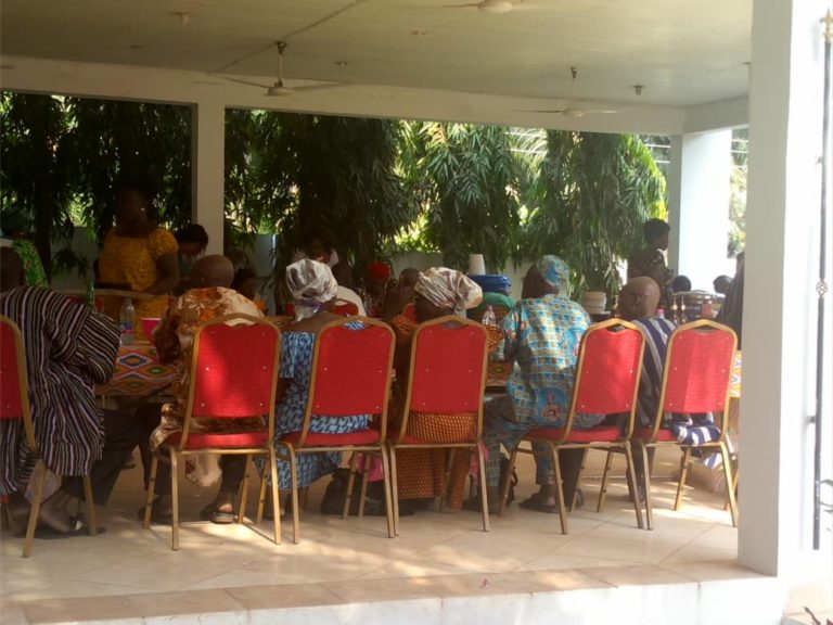 Togbe Afede Hosts Aged & Children of Asogli to End-of-Year Banquet