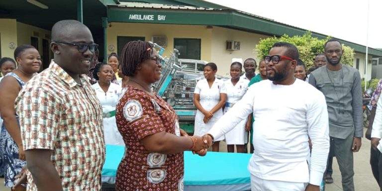 NGO Supports Sogakope Hospital with Medical Equipment