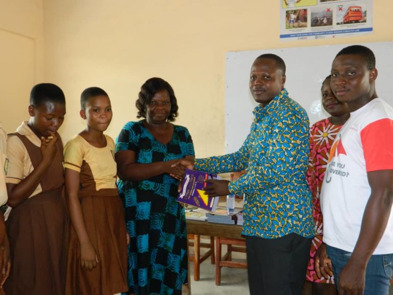 HHOSA Donates Learning Materials to Alma Mater