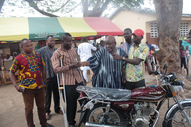 237 PWDs in Agotime-Ziope Receive Start-up Kits