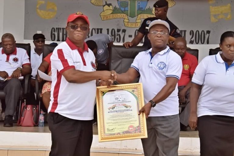 Volta Region GWCL Chief Manager Honoured for Good Leadership