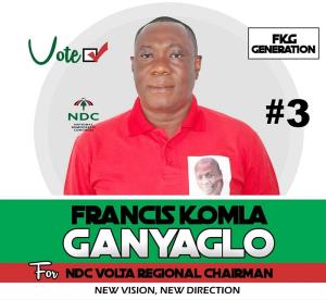 I am Winning Volta NDC Chairmanship with a Wide Margin- Francis Ganyaglo