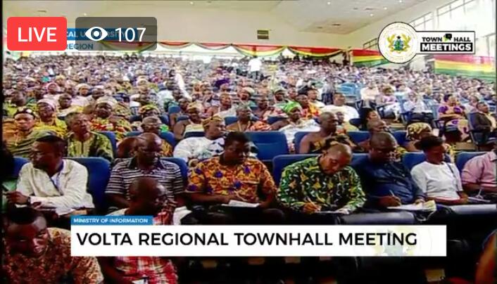 Hundreds Attend Maiden Regional Townhall Meeting in Ho