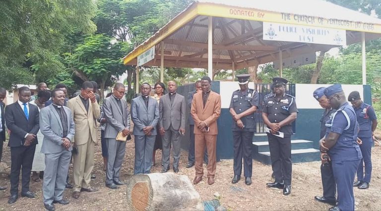 Church of Pentecost Donates Visibility Post to  Police