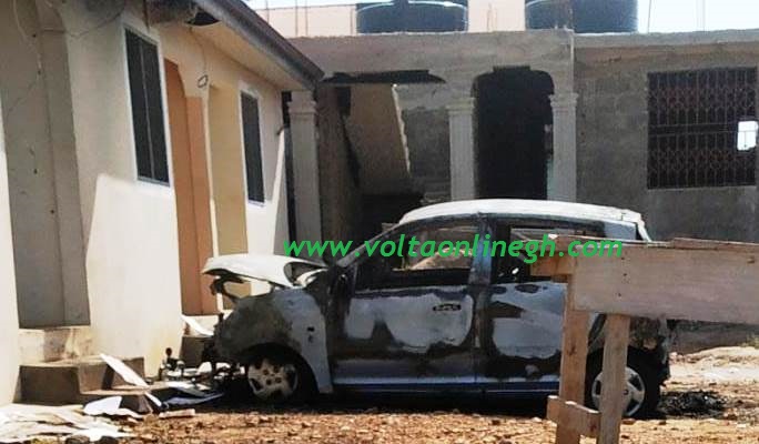 Tragic: Fire Consumes Citi News Reporter’s Car in Ho [VIDEO]