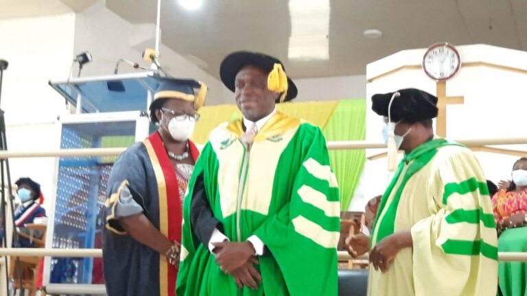 Prof. Bakah Inducted as 3rd President of E.P. University