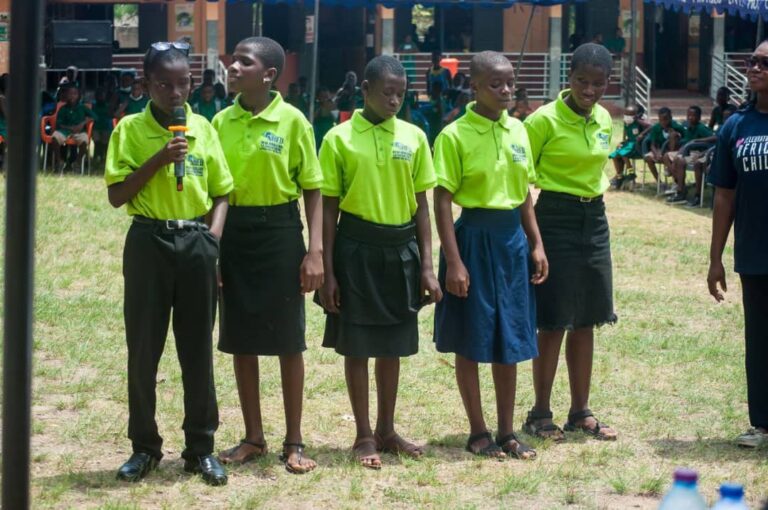 Love Aid Foundation Marks AU Day with  School Children