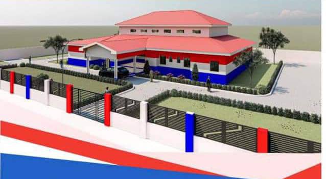 Freddie Blay Cuts Sod for Volta NPP Office Complex