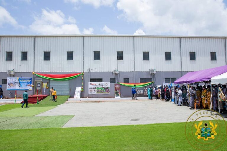 President inaugurates ‘1D1F’ Factory as He Begins  Tour of Oti Region