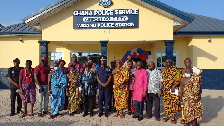 Adonai Estate hands over Golfcity Police Station to Ghana Police Service