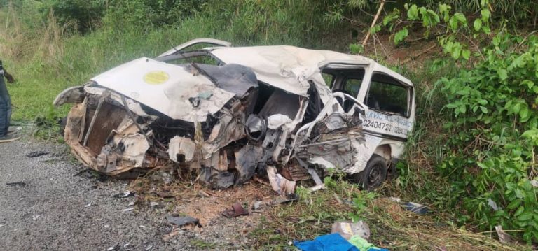 Accident on newly constructed Hohoe-Jasikan road claims two lives