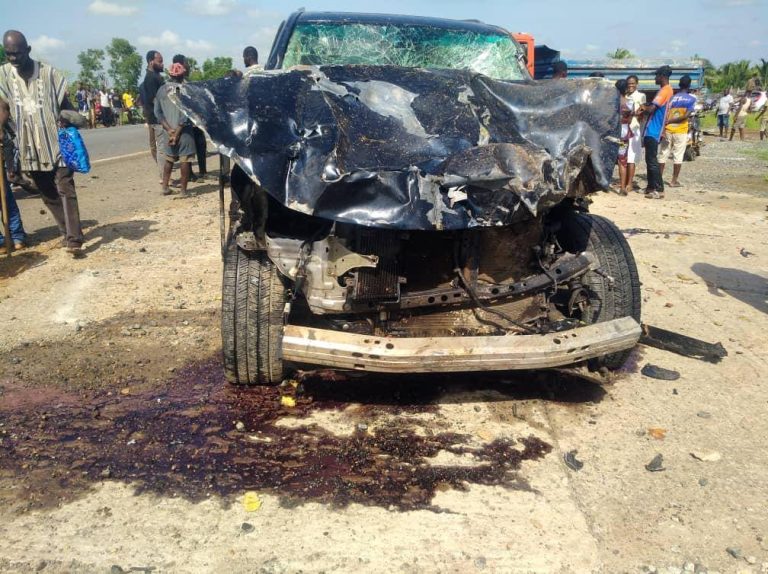 Four persons crashed to death in Gory accident at Akatsi