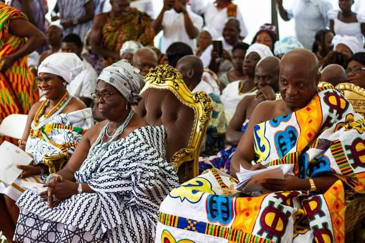 Meet the new Chieftains of Asogli, Who were installed in the Rain