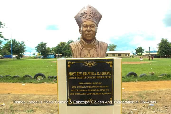 Bishop Lodonu: Bust of Volta’s Longest-Serving Catholic Bishop Unveiled