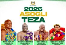 Asogli State Announces Ban on Funerals Ahead of 2026 Yam Festival
